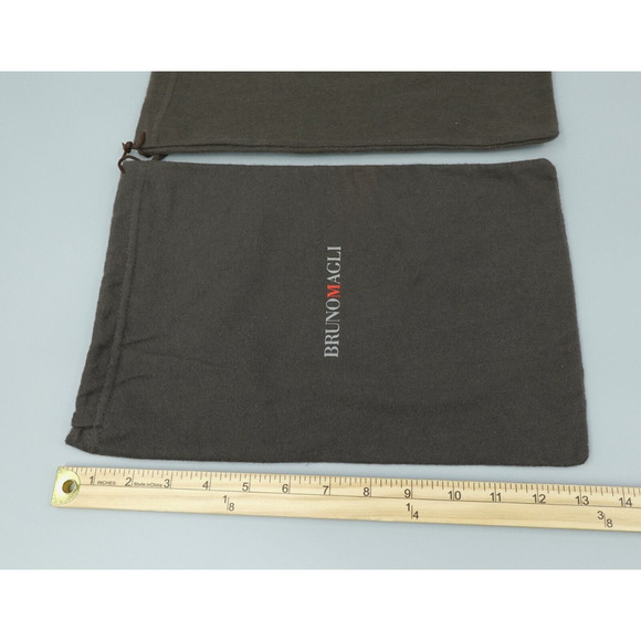 2 Bruno Magli Dust Bag Size Large Brown Bundle - Picture 6 of 9
